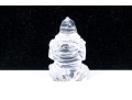 Chinese Carved Rock Quartz Stone Seated Figure