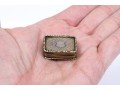 Antique Charming Diminutive English Sterling Silver Vinaigrette, Chased, 1842 (updated)