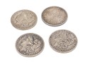 Four Morgan Silver Dollars