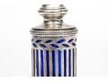 Tiffany & Co. Sterling And Blue Glass Spice Shaker