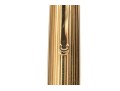 Cartier Iconic Ribbed Marbled Burgundy Composite And Gold Tone Ballpoint Pen