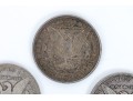 Four Morgan Silver Dollars