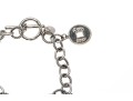 Sterling Cable Link Charm Bracelet