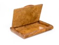 Burl Wood And 84 Russian Silver Cigar Case
