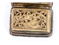 Antique Charming Diminutive English Sterling Silver Vinaigrette, Chased, 1842 (updated)