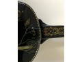 Russian Violin Form Hand Painted Russian Lacquered Box