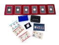 Collection Of United States Currency: Proof Sets, Silver Sets, Silver Dollar, Eisenhower Dollars