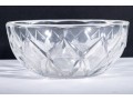 Antique Val St. Lambert Lead Crystal Serving Bowl