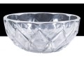 Antique Val St. Lambert Lead Crystal Serving Bowl