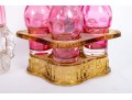 Cranberry Depression Glass Cruet Sets