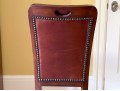 Tall Back Side Chair With Tack Nailhead Trim