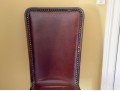 Tall Back Side Chair With Tack Nailhead Trim