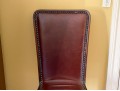 Tall Back Side Chair With Tack Nailhead Trim
