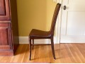 Tall Back Side Chair With Tack Nailhead Trim