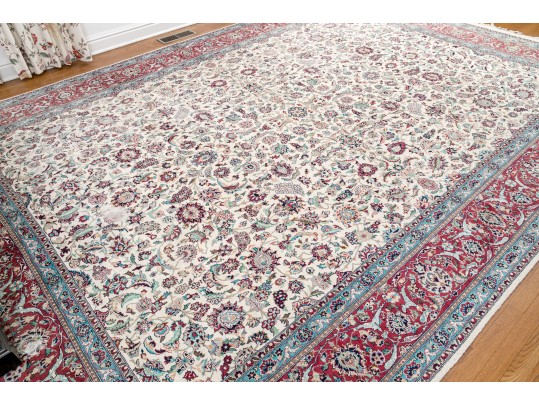 Handknotted Wool Carpet - For Restoration, 14'-3