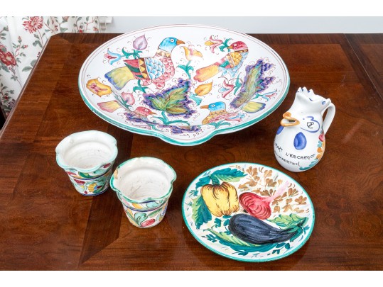 Collection Of Italian & French Ceramic Serving Wares
