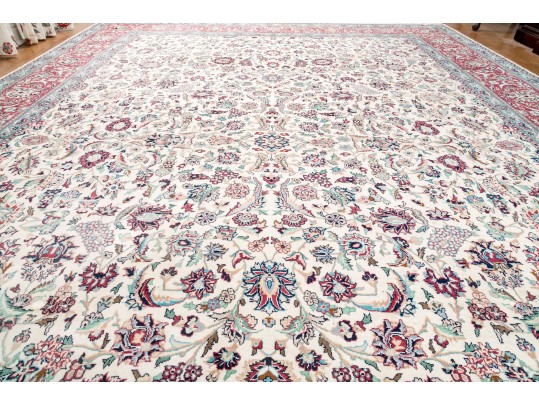 Handknotted Wool Carpet - For Restoration, 14'-3