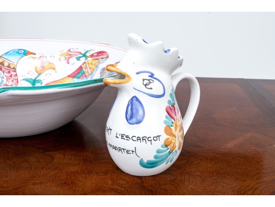 Collection Of Italian & French Ceramic Serving Wares