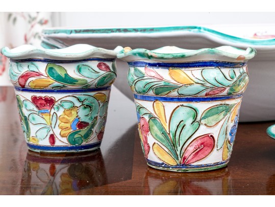 Collection Of Italian & French Ceramic Serving Wares