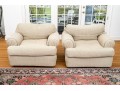 Pair Of Century Upholstered Club Chairs