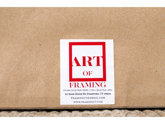 Chinese Watercolor On Paper, Song Bird In A Tree