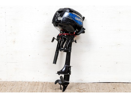 Vintage Tohatsu Four Stroke 3.5 Outboard Motor