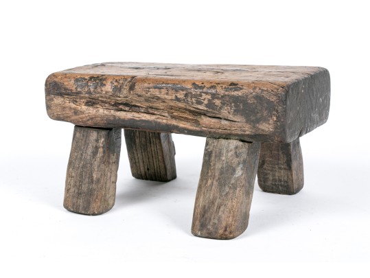 Antique Asian Wood Stool