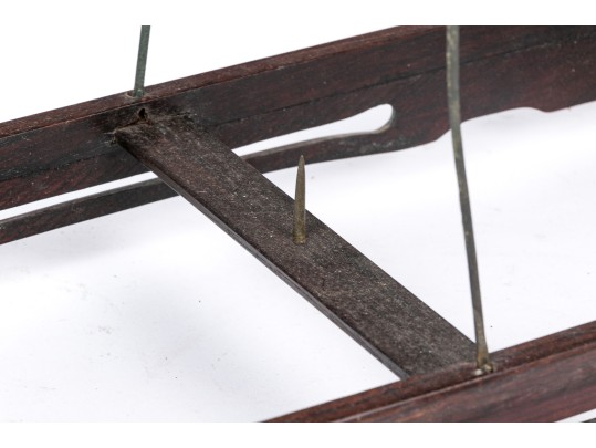 Asian Carved Wood Candle Lantern Stand