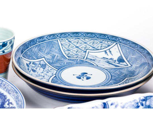 Large Collection Of Chinese Blue And White Porcelains