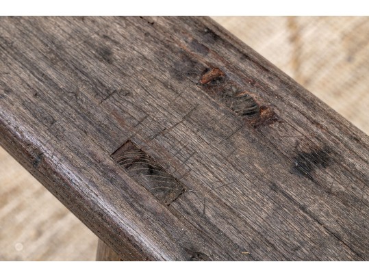 Antique Asian Wood Bench