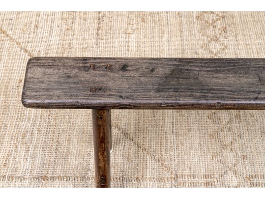 Antique Asian Wood Bench