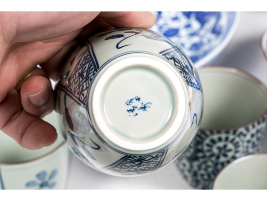Large Collection Of Chinese Blue And White Porcelains