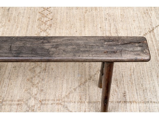 Antique Asian Wood Bench