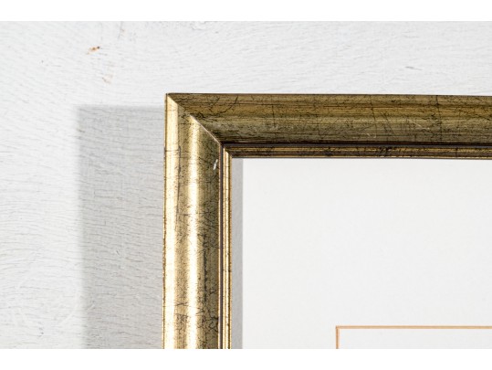 Chinese Watercolor Diptych On Paper, Fish Swimming