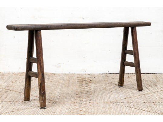 Antique Asian Wood Bench