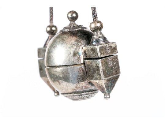 Indian Silver Lingam Box 