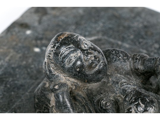 Asian Stone Figural Relief Plaque