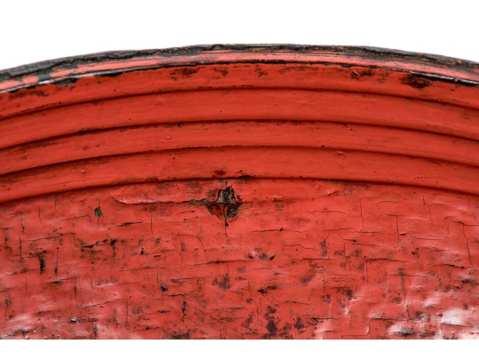 Asian Lacquered Woven Bowl