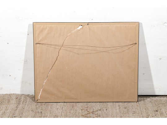 Chinese Watercolor Diptych On Paper, Fish Swimming