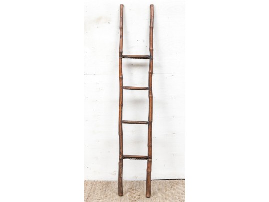Antique Asian Wood Ladder