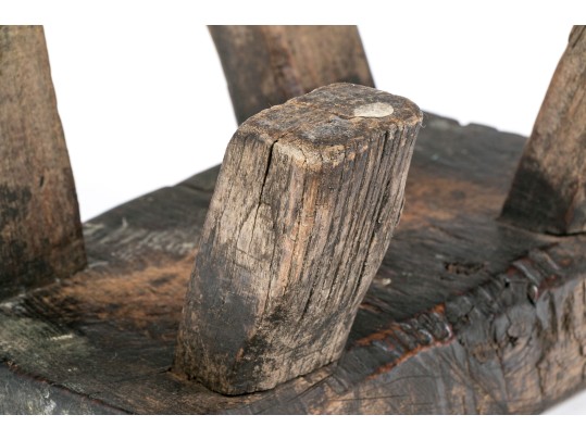 Antique Asian Wood Stool