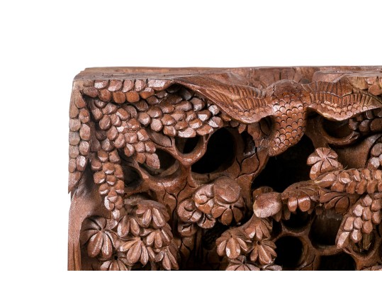 Carved Thai Wooden Panel