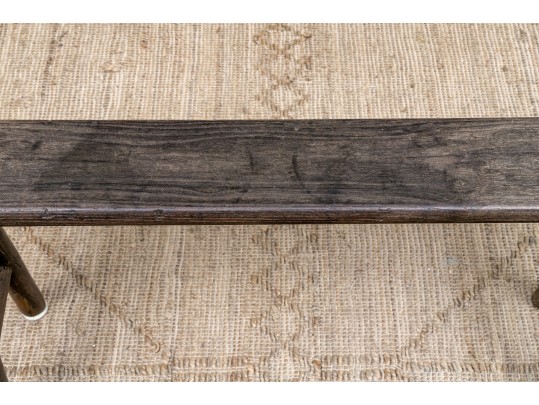 Antique Asian Wood Bench