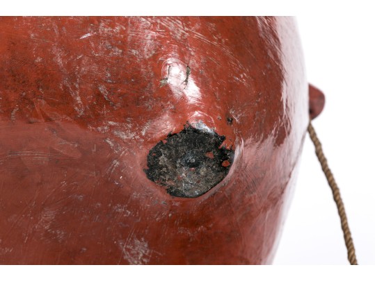 South Asian Lacquered Lidded Bowl 