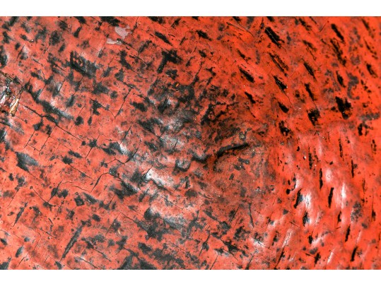 Asian Lacquered Woven Bowl