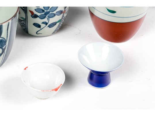 Large Collection Of Chinese Blue And White Porcelains