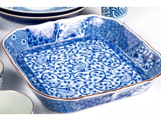 Large Collection Of Chinese Blue And White Porcelains