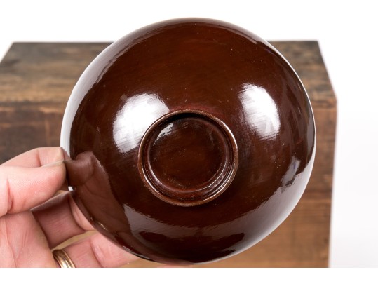 Collection Of Asian Lacquered Bowls, Boxed