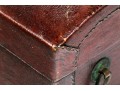 Antique Asian Leather Covered Box