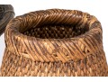Two Asian Woven Baskets
